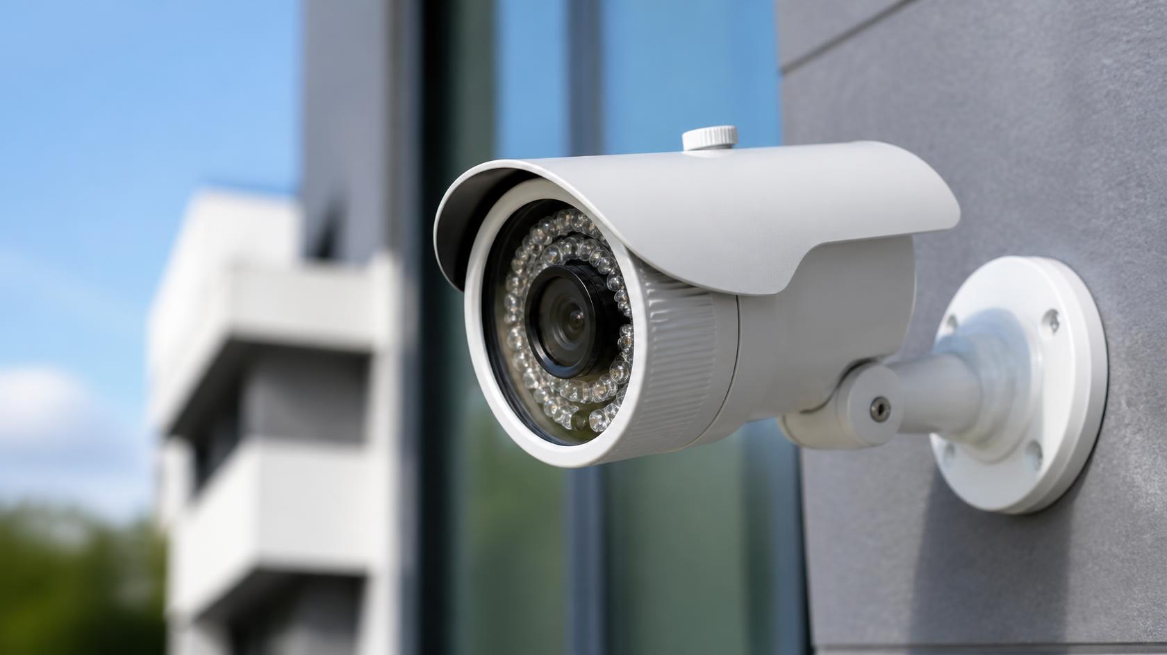 Professional security camera installation