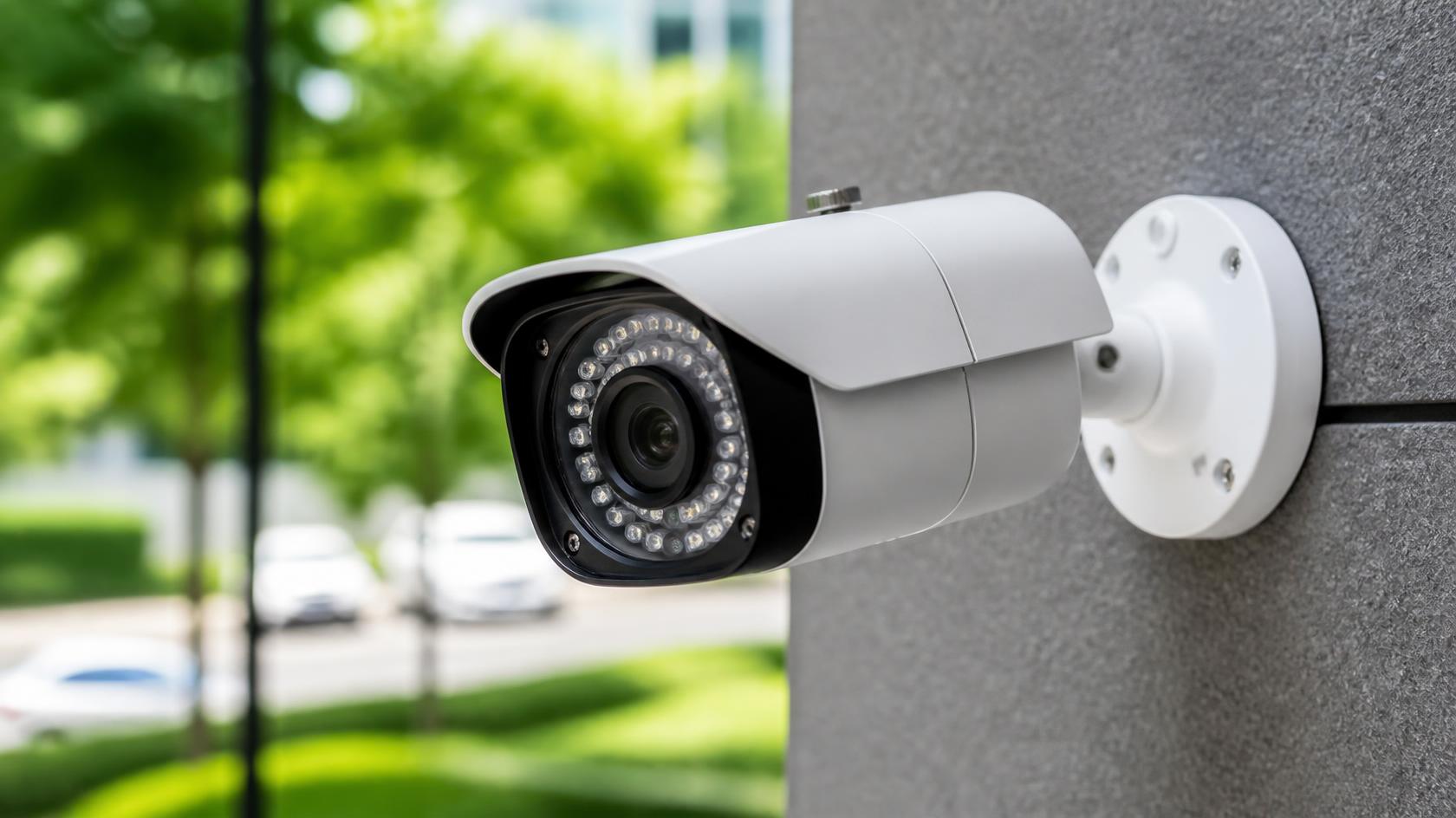 Professional security camera installation