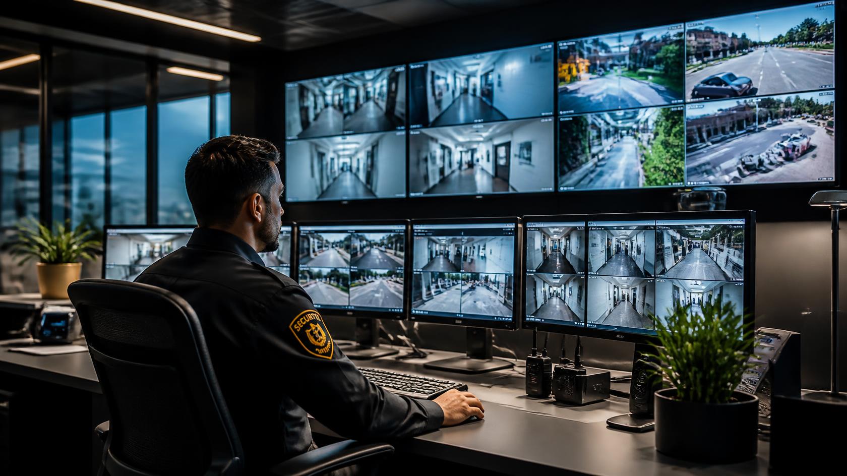 Commercial security system and server infrastructure